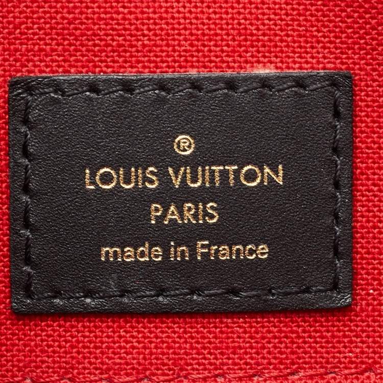 Pre Owned Louis Vuitton Onthego MM Reverse Giant Monogram Canvas Bag