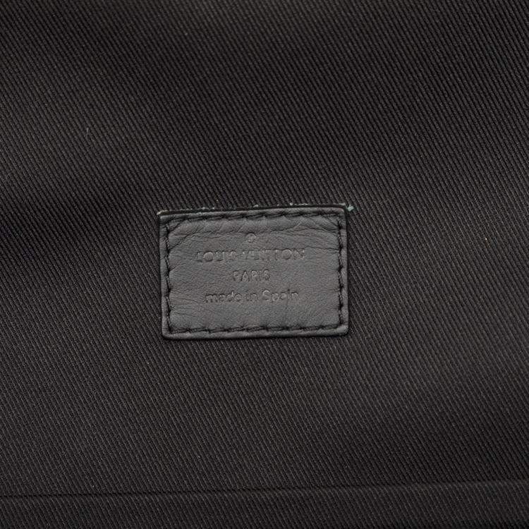 Pre Owned Louis Vuitton Black Damier Infini Campus Backpack