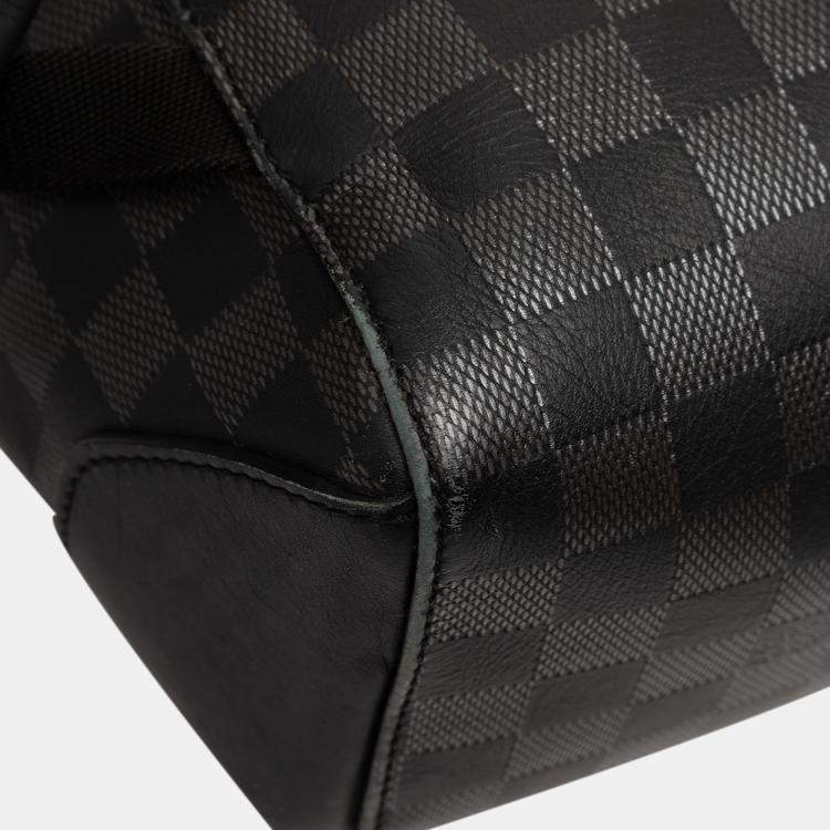 Pre Owned Louis Vuitton Black Damier Infini Campus Backpack