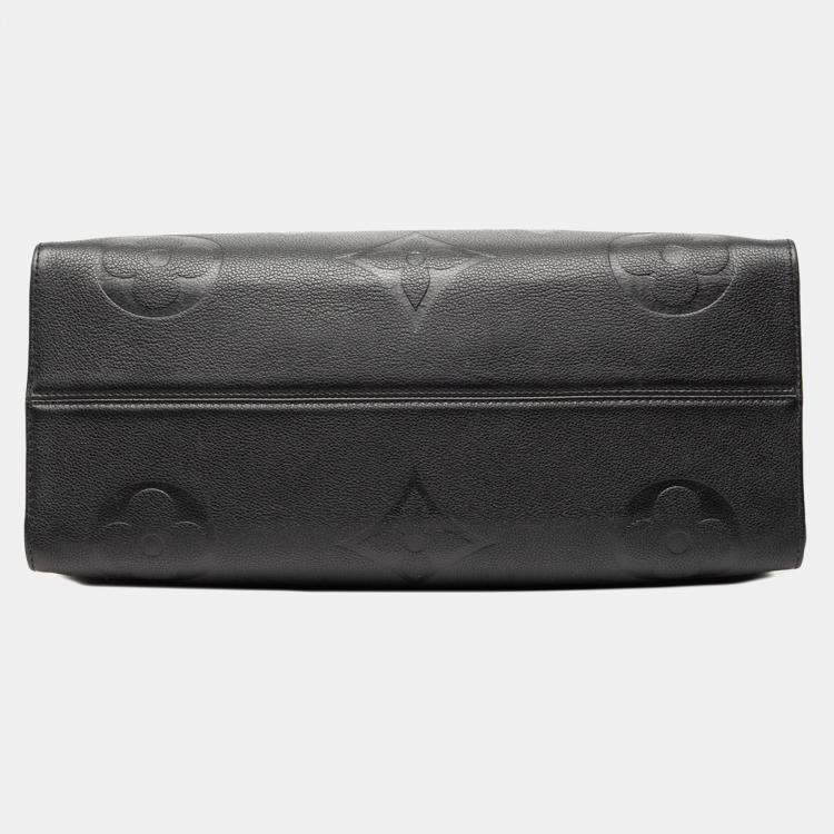 مملوكة مسبقًا Louis Vuitton Black Monogram Empreinte Onthego GM