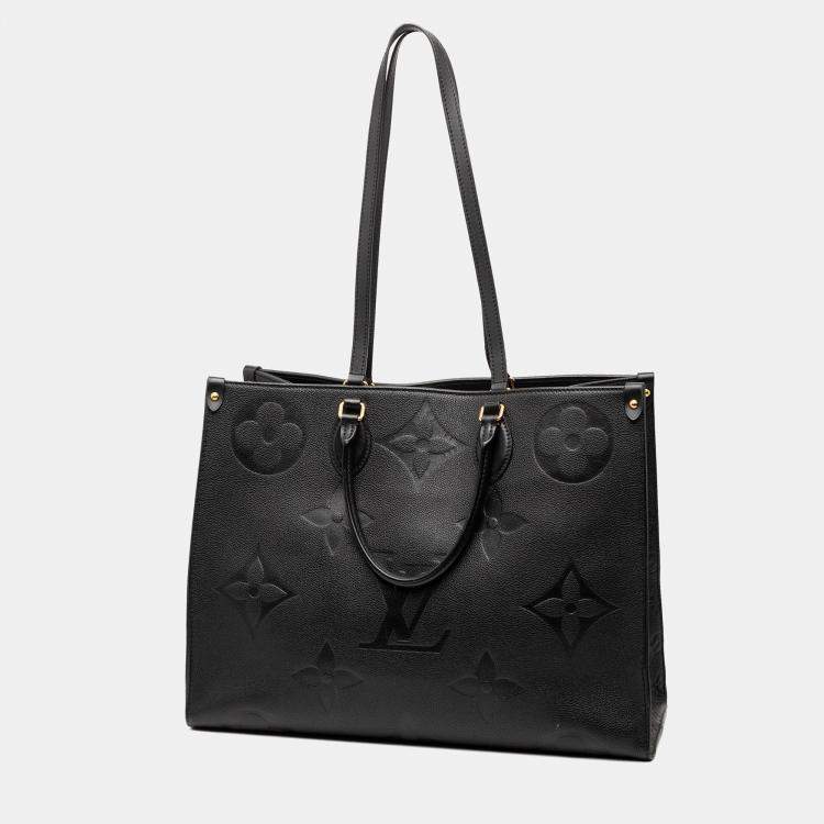 مملوكة مسبقًا Louis Vuitton Black Monogram Empreinte Onthego GM