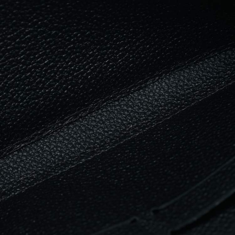 مملوكة مسبقًا Louis Vuitton Zippy Black Monogram Empreinte Leather Wallet