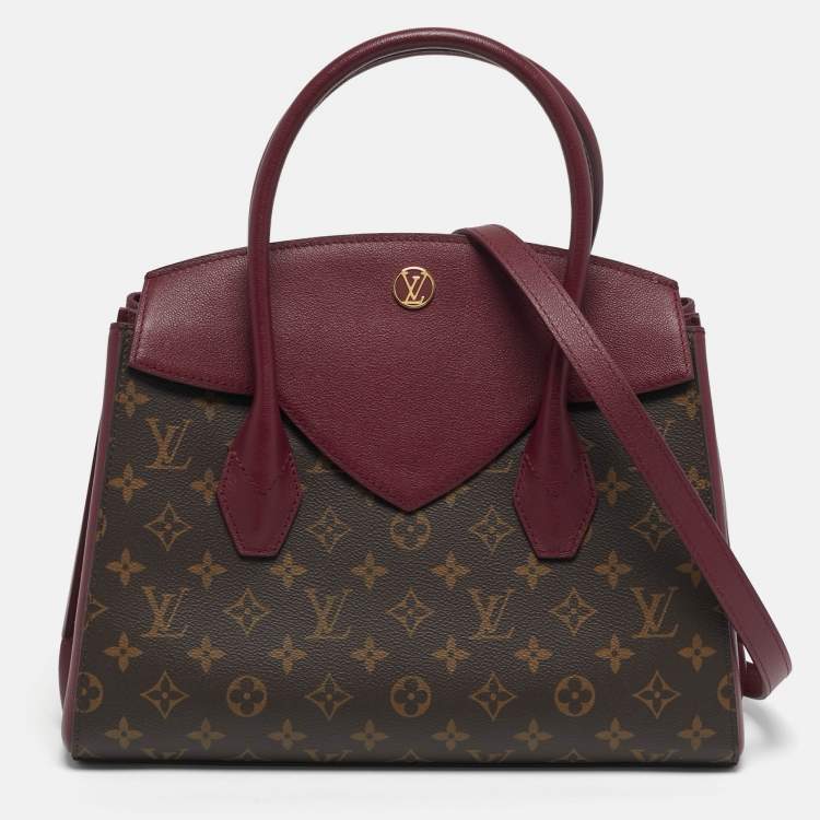 مملوكة مسبقًا Louis Vuitton Florine Raisin Monogram Canvas and Leather Bag