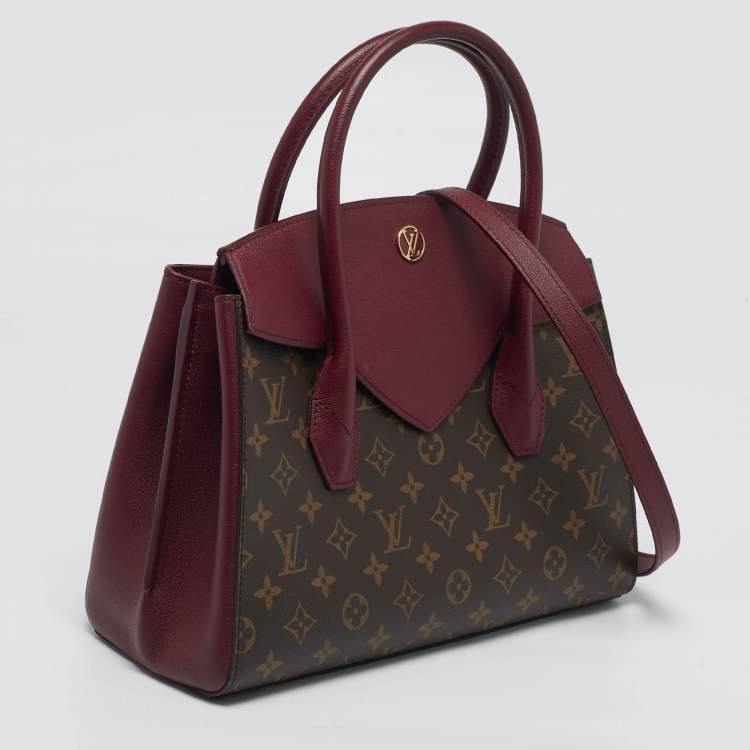 مملوكة مسبقًا Louis Vuitton Florine Raisin Monogram Canvas and Leather Bag