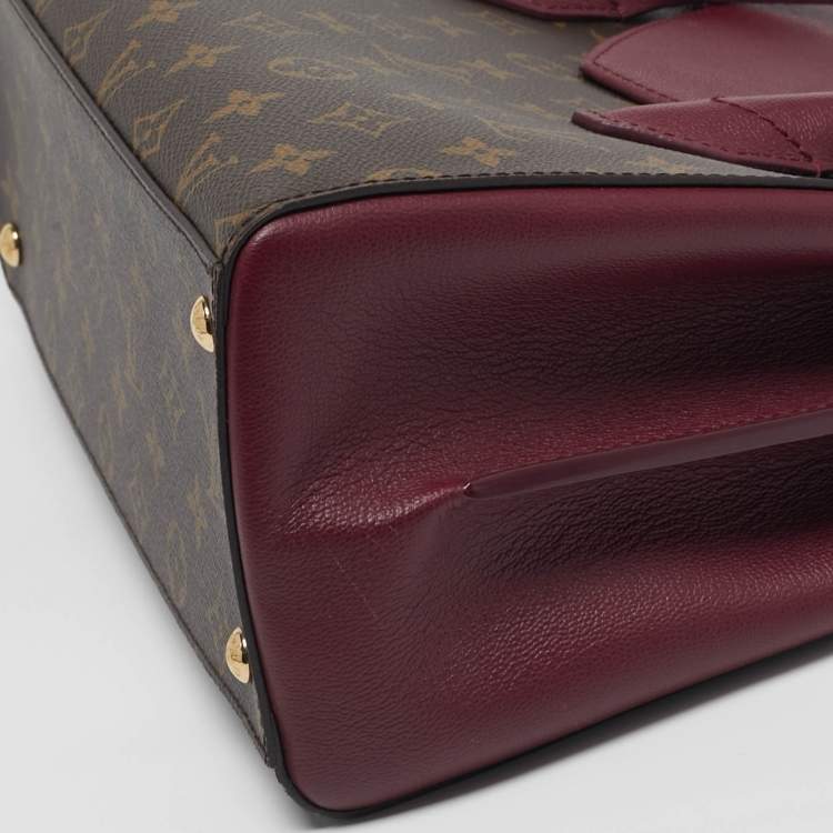 مملوكة مسبقًا Louis Vuitton Florine Raisin Monogram Canvas and Leather Bag
