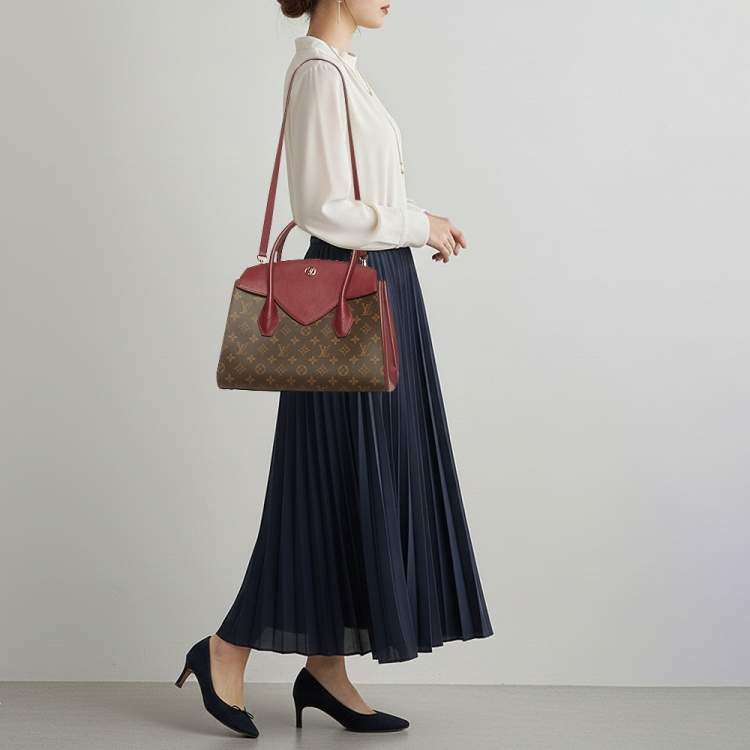 مملوكة مسبقًا Louis Vuitton Florine Raisin Monogram Canvas and Leather Bag