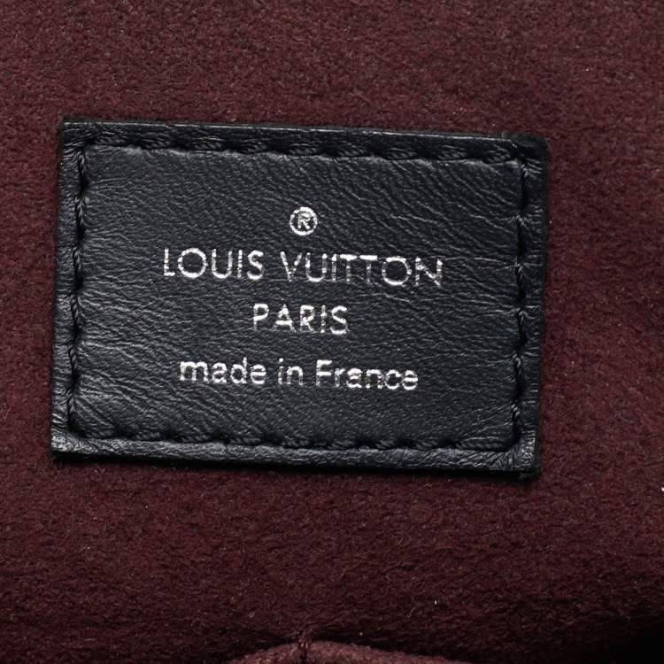 Pre Owned Louis Vuitton Tuileries Black/Red Epi Leather Bag