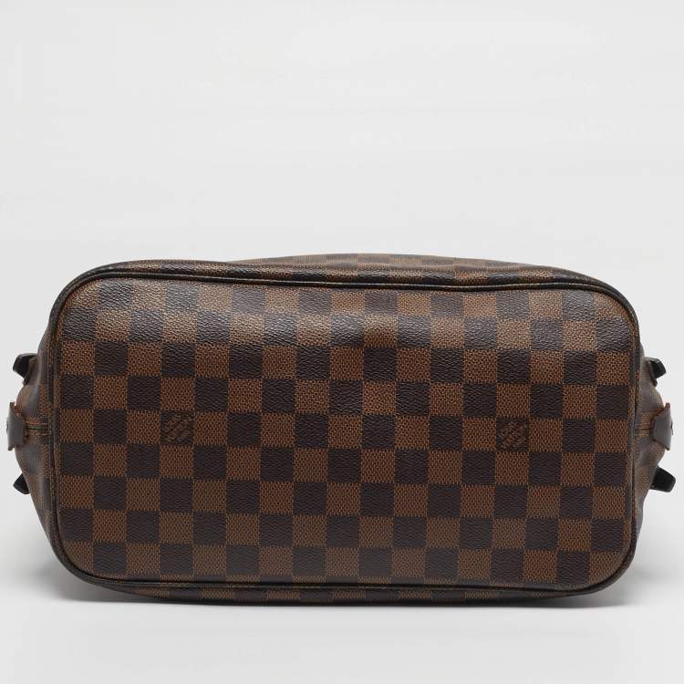 Pre Owned Louis Vuitton Cabas Rivington GM Damier Ebene Canvas Bag