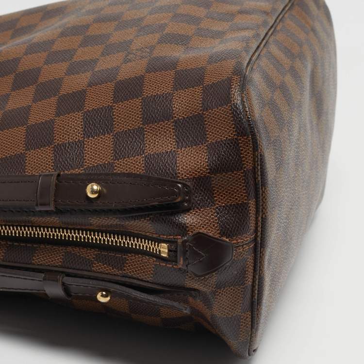 Pre Owned Louis Vuitton Cabas Rivington GM Damier Ebene Canvas Bag