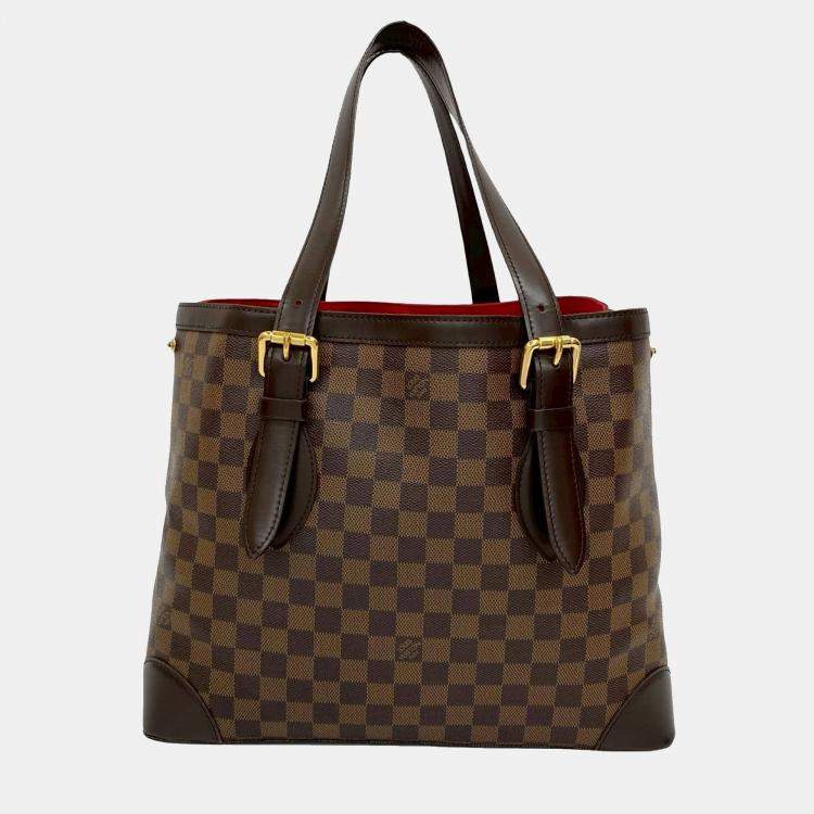 Pre Owned Louis Vuitton Brown Damier Ebene Hampstead MM