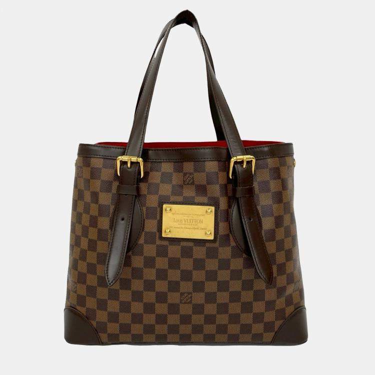 Pre Owned Louis Vuitton Brown Damier Ebene Hampstead MM