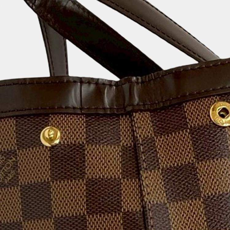 Pre Owned Louis Vuitton Brown Damier Ebene Hampstead MM