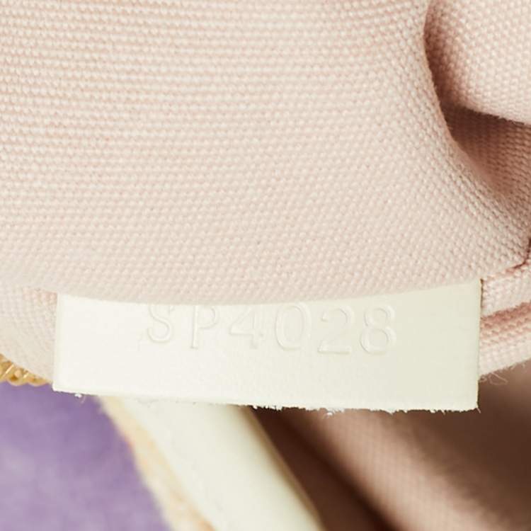 Pre Owned Louis Vuitton Riviera Cruise Galleria GM White/Multicolor Canvas Bag