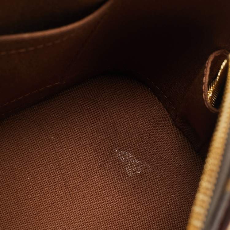 Pre Owned Louis Vuitton Alma BB Monogram Canvas Satchel