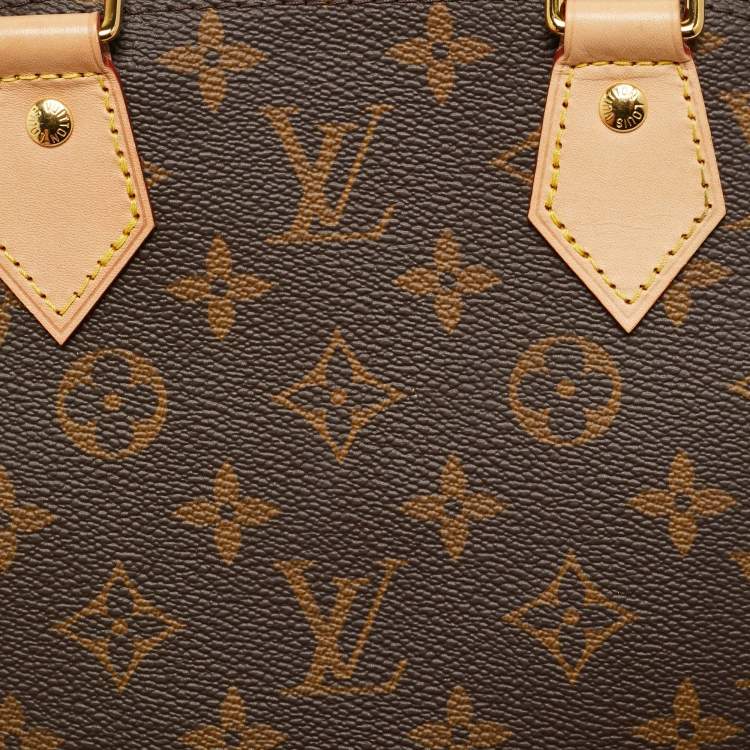 Pre Owned Louis Vuitton Alma BB Monogram Canvas Satchel