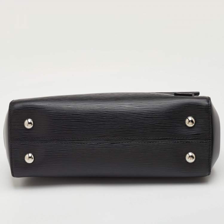 Pre Owned Louis Vuitton Cluny MM Black Epi Leather Bag