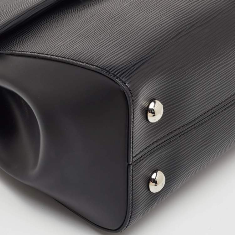 Pre Owned Louis Vuitton Cluny MM Black Epi Leather Bag