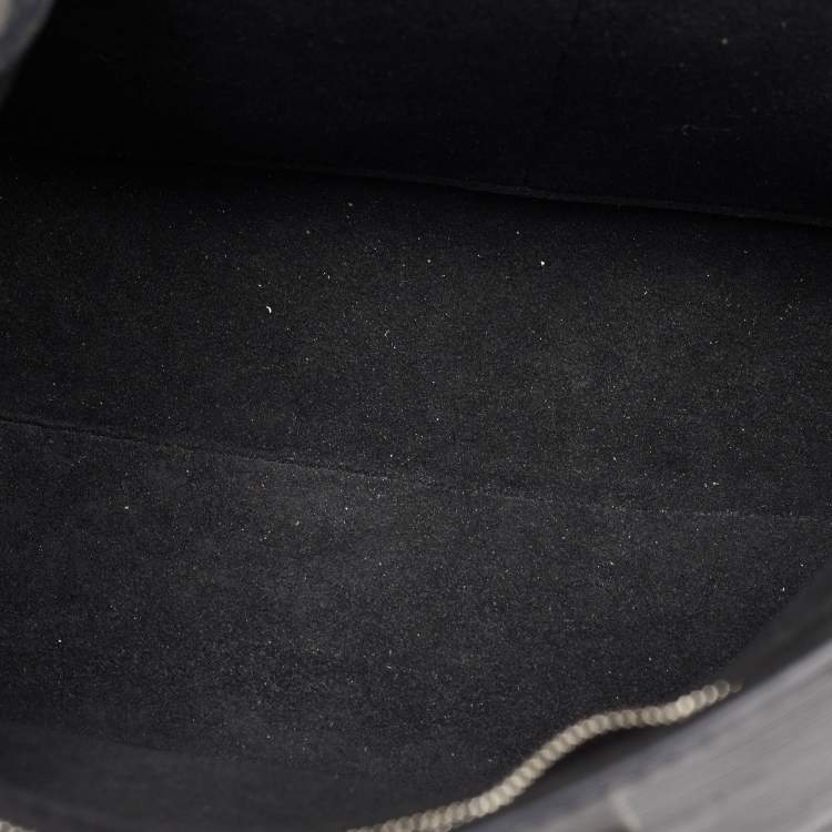 Pre Owned Louis Vuitton Cluny MM Black Epi Leather Bag