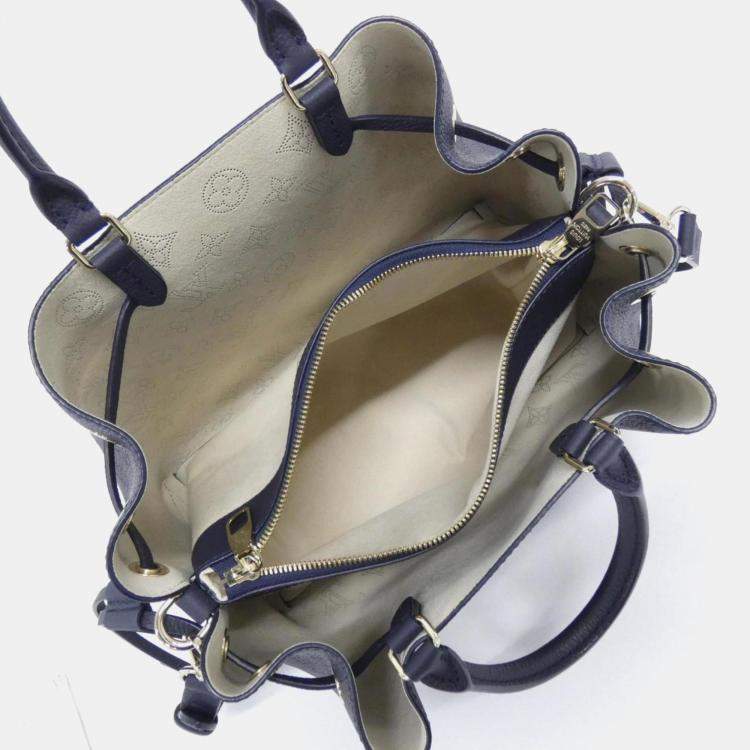 مملوكة مسبقًا Louis Vuitton Navy Blue Mahina Bella Tote Handbag