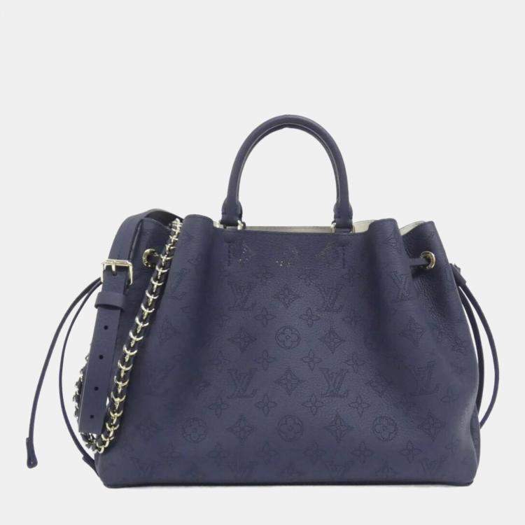 مملوكة مسبقًا Louis Vuitton Navy Blue Mahina Bella Tote Handbag
