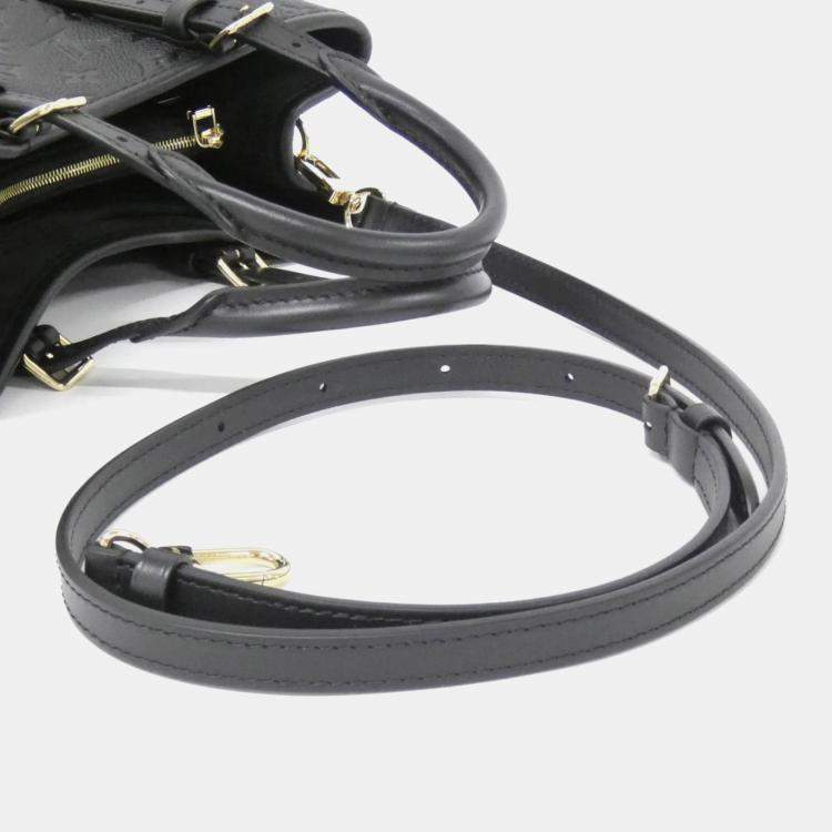 Pre Owned Louis Vuitton Black Monogram Empreinte Babylon Tote PM Handbag