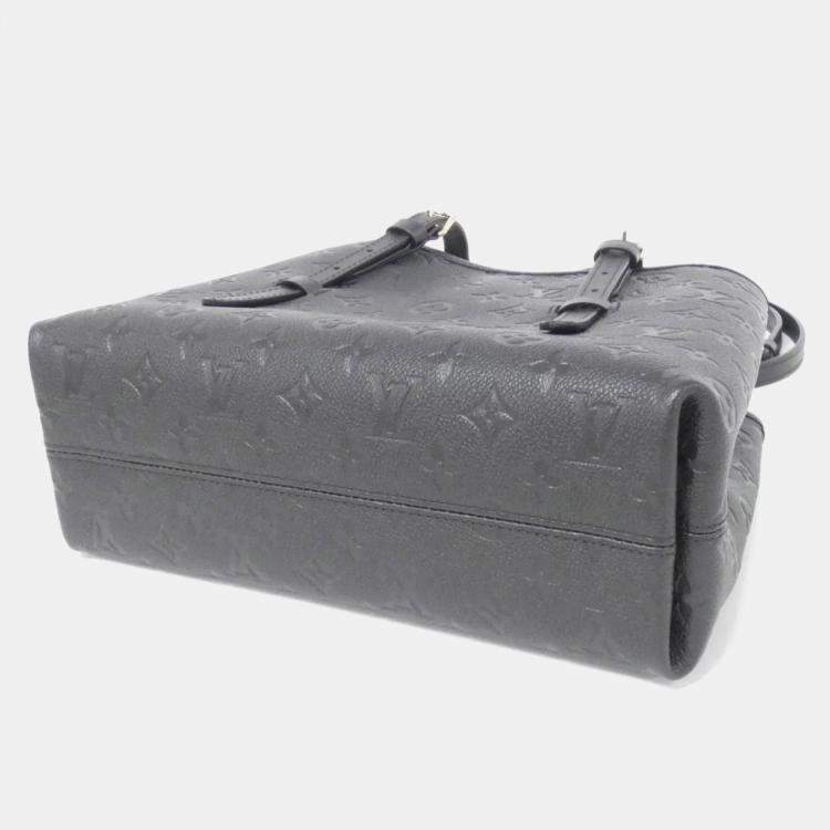 Pre Owned Louis Vuitton Black Monogram Empreinte Babylon Tote PM Handbag