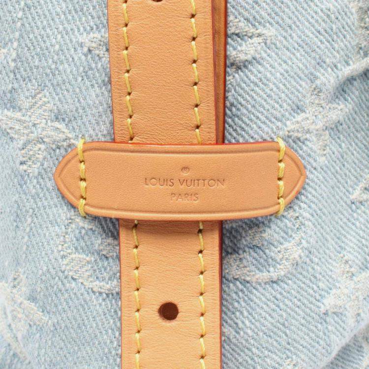 مملوكة مسبقًا Louis Vuitton Lv By The Pool Carryall Nm Pm Blue/Brown Monogram Denim Leather Shoulder Bag  