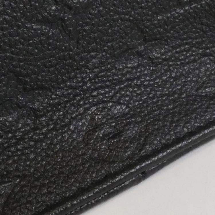 Pre Owned Louis Vuitton Black Monogram Empreinte On-The-Go MM Handbag