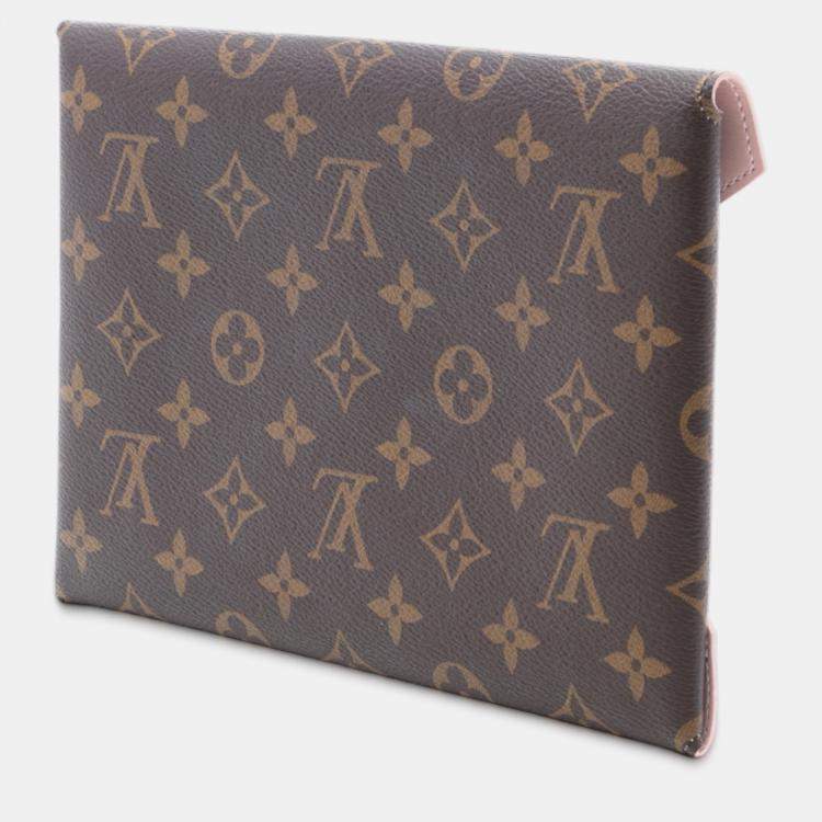 Pre Owned Louis Vuitton Brown Monogram Pochette Kirigami Set
