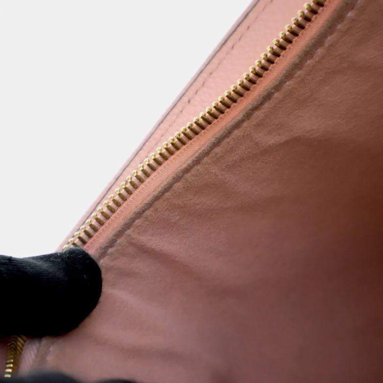 Pre Owned Louis Vuitton Pink Monogram Empreinte Marshmallow By The Pool