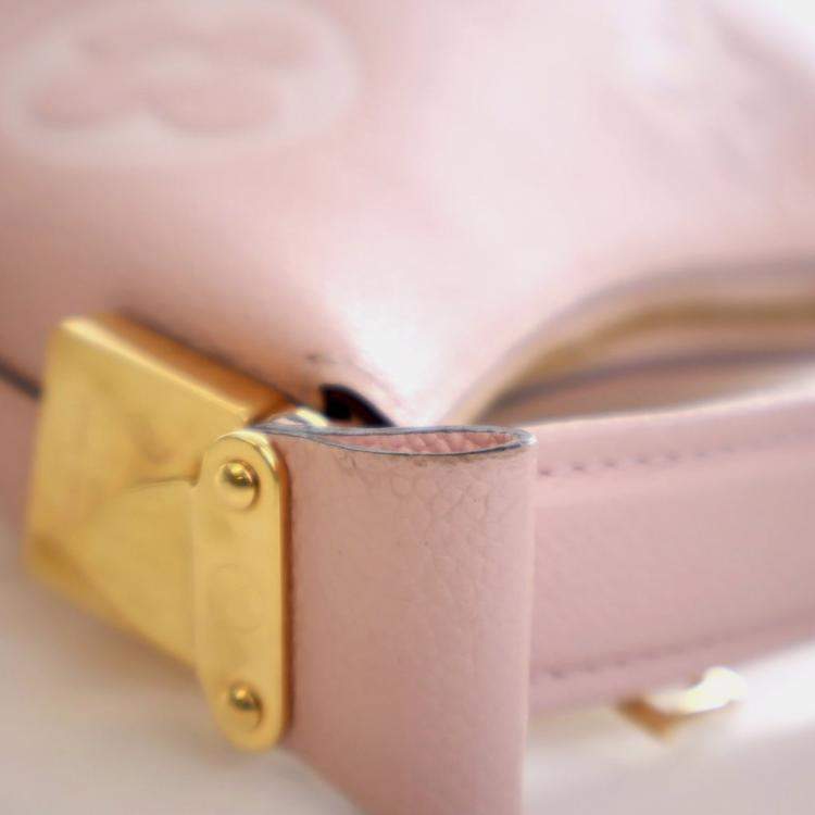 Pre Owned Louis Vuitton Pink Monogram Empreinte Marshmallow By The Pool