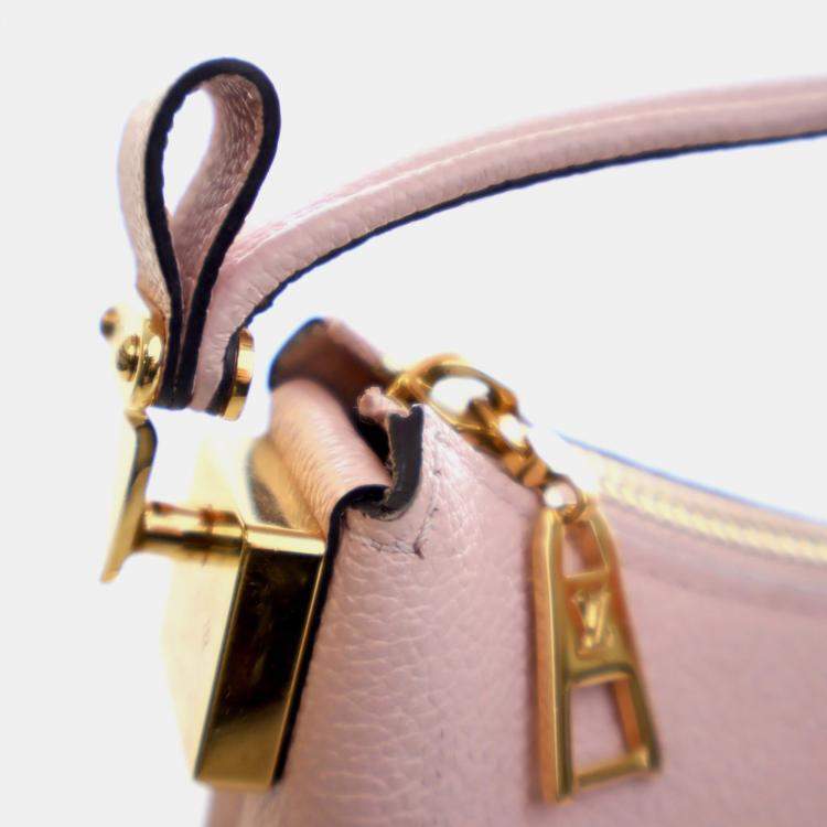 Pre Owned Louis Vuitton Pink Monogram Empreinte Marshmallow By The Pool