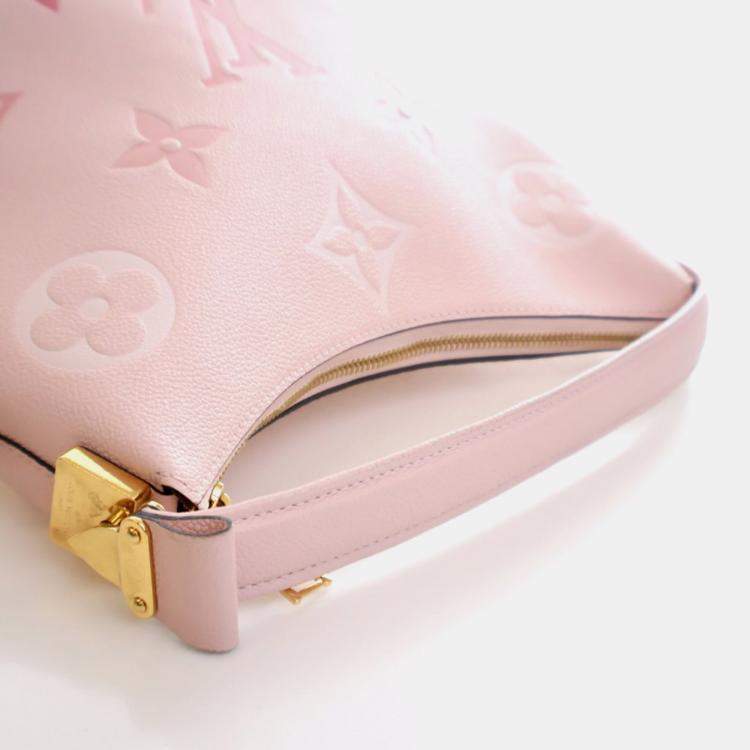 Pre Owned Louis Vuitton Pink Monogram Empreinte Marshmallow By The Pool