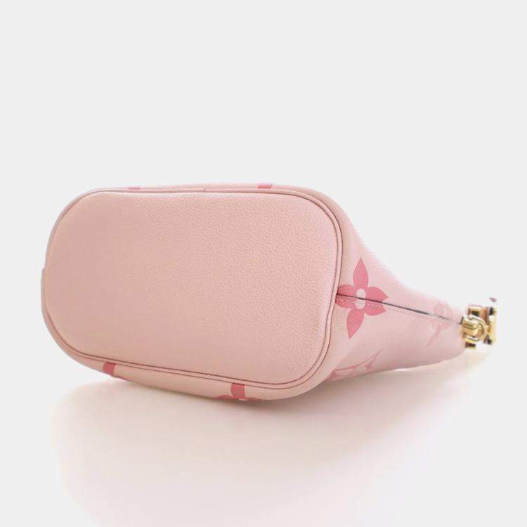 Pre Owned Louis Vuitton Pink Monogram Empreinte Marshmallow By The Pool
