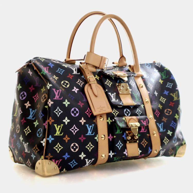 Pre Owned Louis Vuitton Vintage Multicolor Monogram Keepall 45
