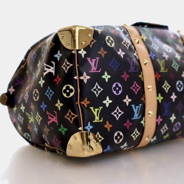 Pre Owned Louis Vuitton Vintage Multicolor Monogram Keepall 45