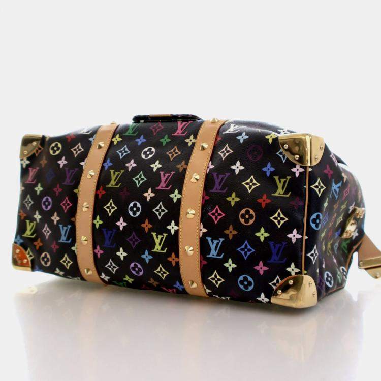 Pre Owned Louis Vuitton Vintage Multicolor Monogram Keepall 45