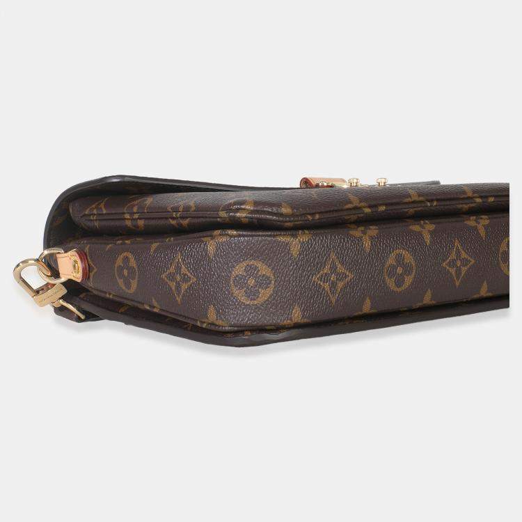 Pre Owned Louis Vuitton Monogram Canvas Pochette Metis