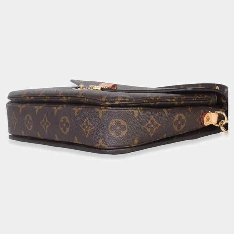 Pre Owned Louis Vuitton Monogram Canvas Pochette Metis
