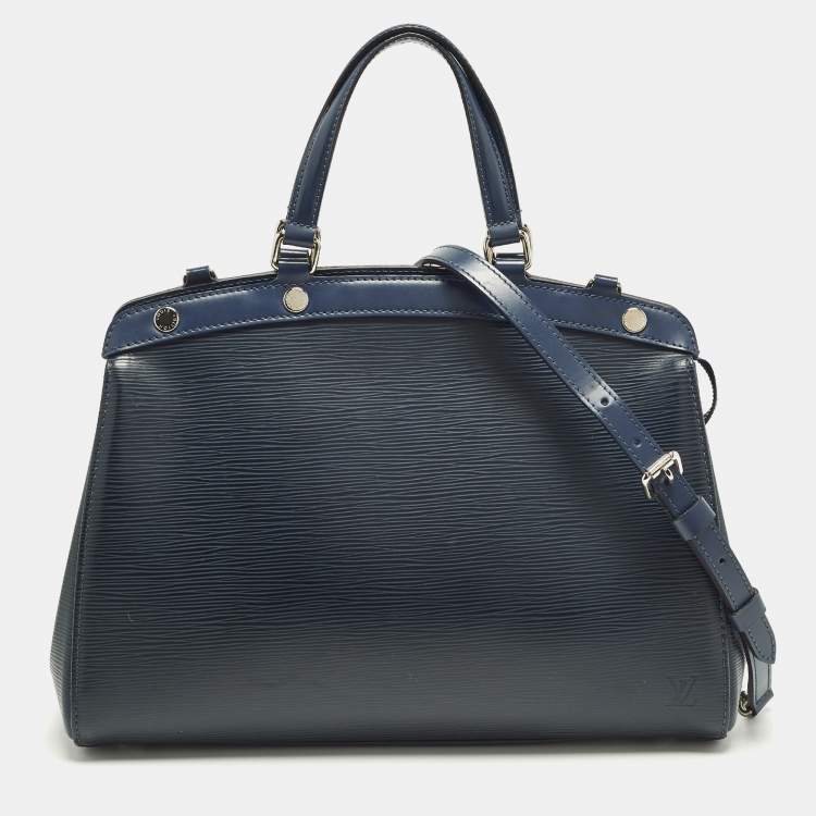 Pre Owned Louis Vuitton Brea MM Sapphir Epi Leather Bag