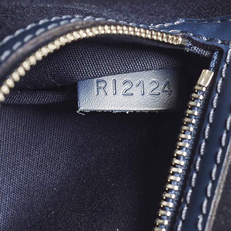 Pre Owned Louis Vuitton Brea MM Sapphir Epi Leather Bag