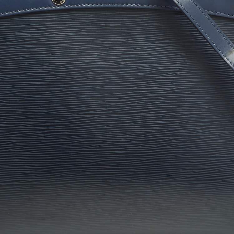 Pre Owned Louis Vuitton Brea MM Sapphir Epi Leather Bag