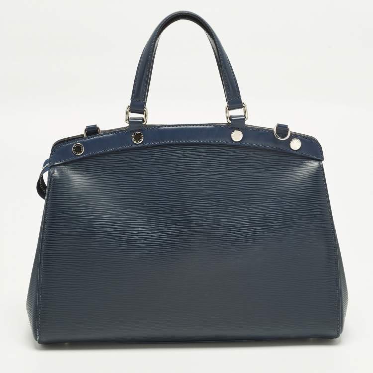 Pre Owned Louis Vuitton Brea MM Sapphir Epi Leather Bag