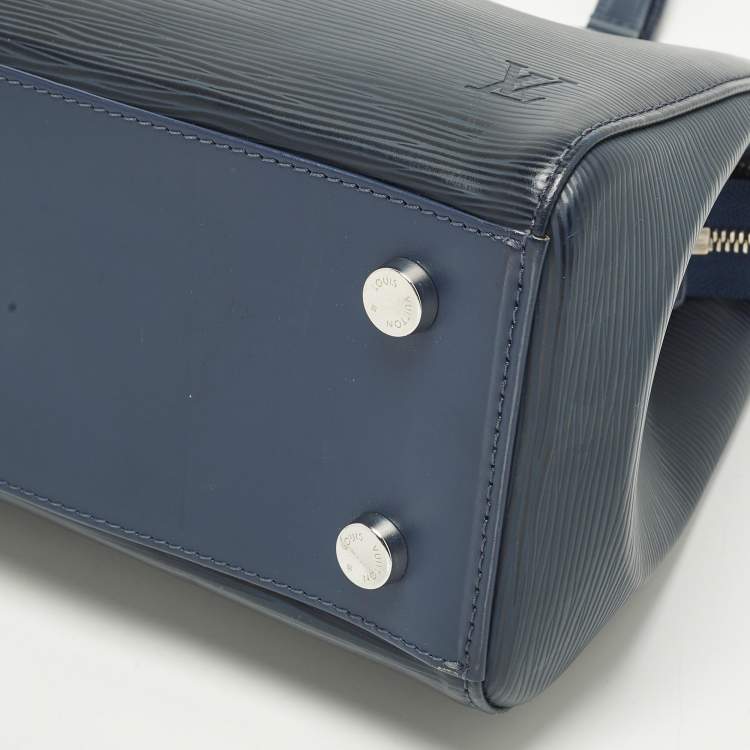 Pre Owned Louis Vuitton Brea MM Sapphir Epi Leather Bag