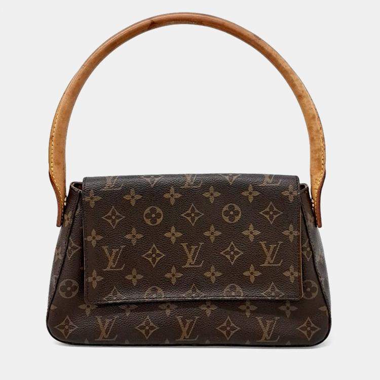 مملوكة مسبقًا Louis Vuitton Brown PVC Mini Looping