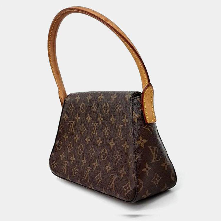 مملوكة مسبقًا Louis Vuitton Brown PVC Mini Looping