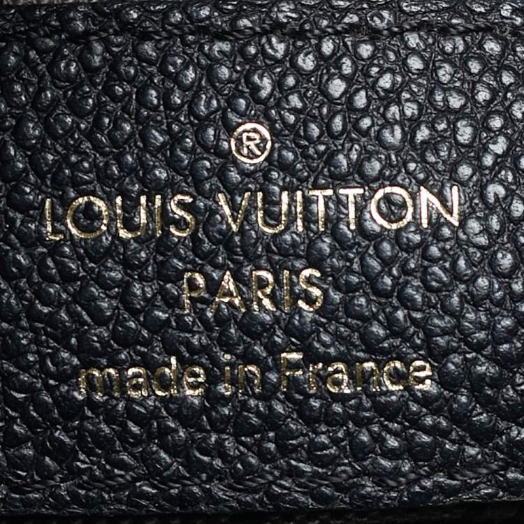 Pre Owned Louis Vuitton Mazarine PM Bleu Infini Monogram Empreinte Leather Bag