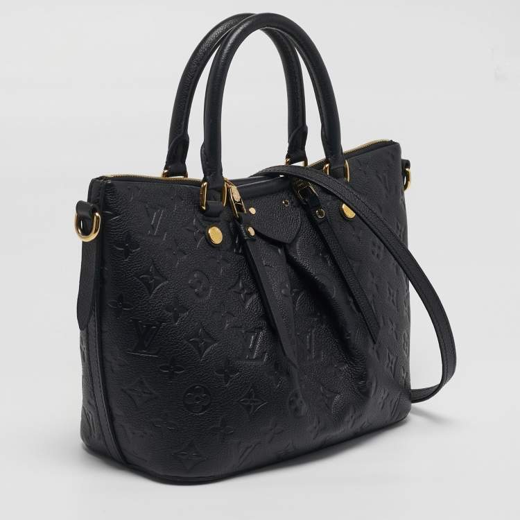 Pre Owned Louis Vuitton Mazarine PM Bleu Infini Monogram Empreinte Leather Bag