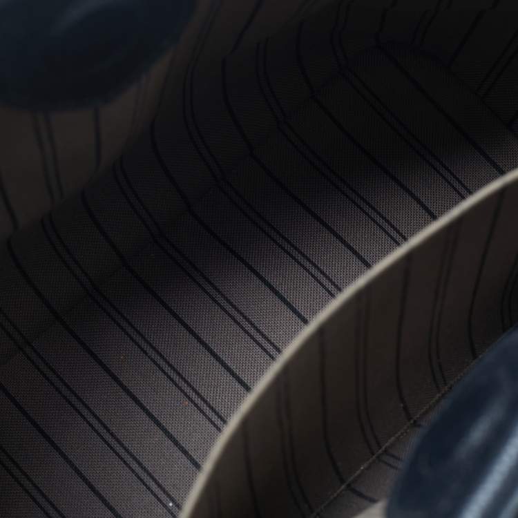 Pre Owned Louis Vuitton Mazarine PM Bleu Infini Monogram Empreinte Leather Bag