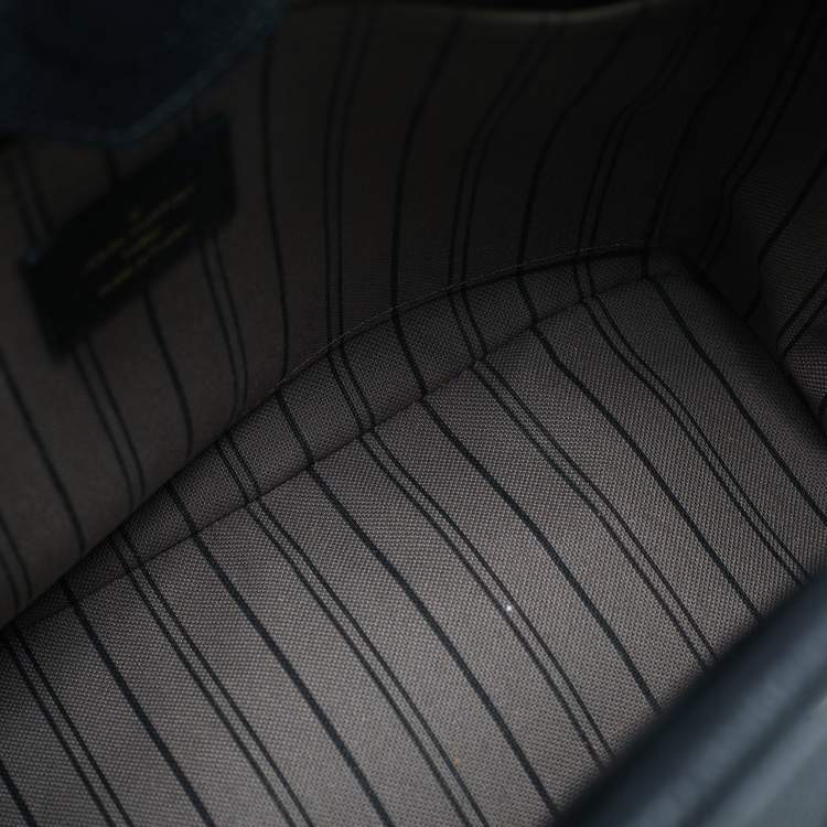 Pre Owned Louis Vuitton Mazarine PM Bleu Infini Monogram Empreinte Leather Bag